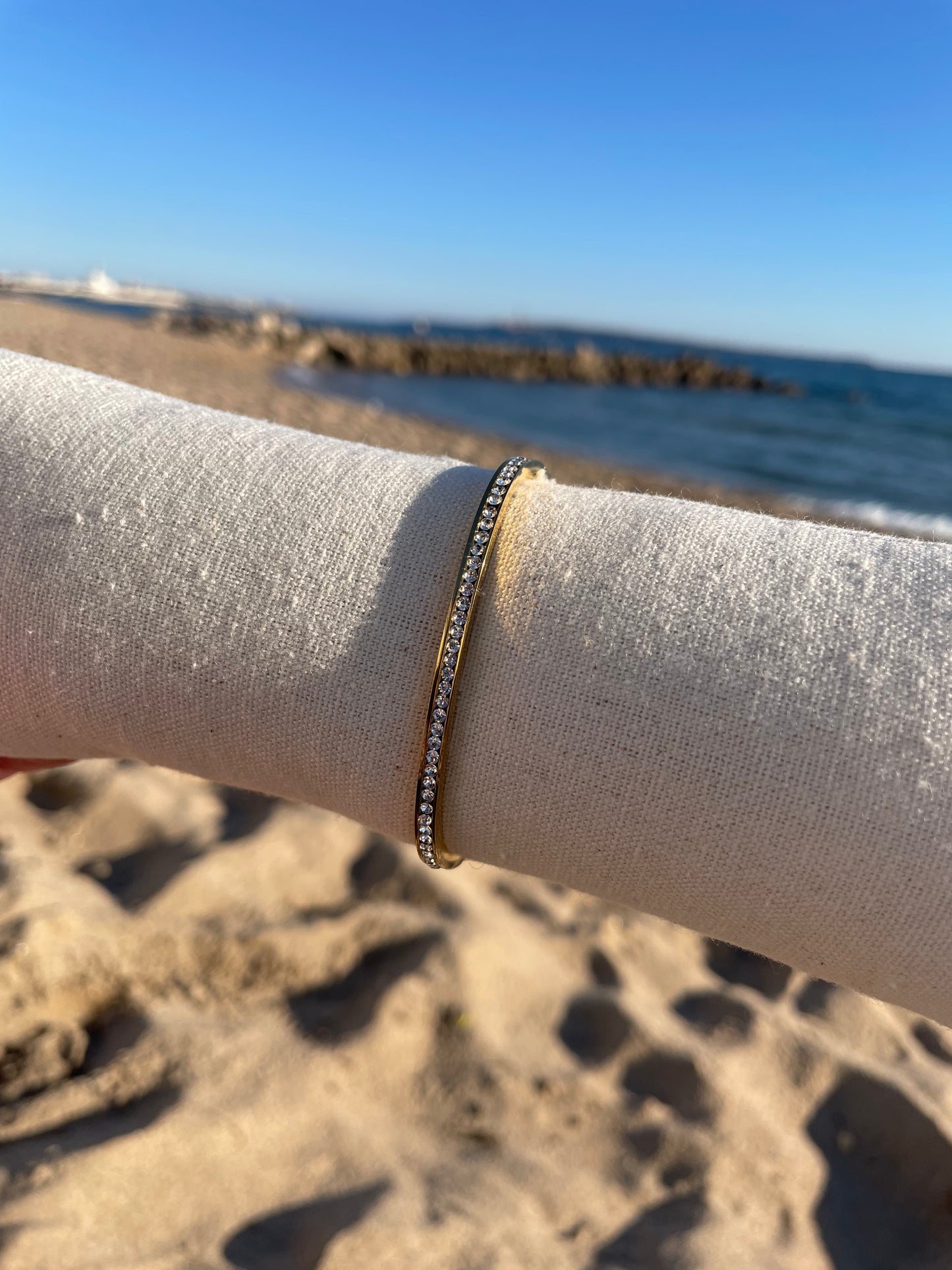 Jonc Mia strass